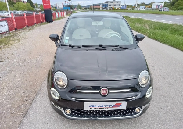 Fiat 500 cena 42800 przebieg: 67000, rok produkcji 2019 z Kielce małe 277